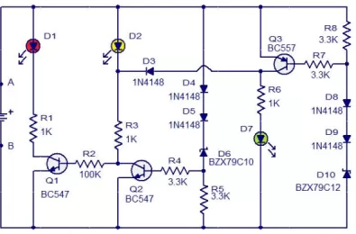 MẠCH THEO DÕI PIN TRÊN 3 LED